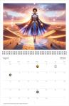 2026 Anime Horizons Wall Calendar by Kaleidoscope Artisan – Ethereal Realms with Holidays (Classic Mid-Fold, Large 11″x17″)