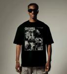 Cowboy Anime Bebop Graphic Tee, Unisex Vintage Y2K Oversized Graphic T-Shirt, Streetwear Grunge Style, Retro Aesthetic Design L/Black