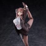 HBGIAY OL-chan Figure Original Anime Figure Girl Model 29cm White Shirt Styling Scale Figurine Anime Statue Collectibles