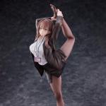 HBGIAY OL-chan Figure Original Anime Figure Girl Model 29cm White Shirt Styling Scale Figurine Anime Statue Collectibles