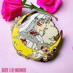 inuyasha inspired enamel pin Inu Yasha Pin Enamel Large size collective Inuyasha figure pin inuyasha merch inuyasha manga pin (SAMA)