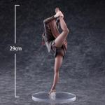 HBGIAY OL-chan Figure Original Anime Figure Girl Model 29cm White Shirt Styling Scale Figurine Anime Statue Collectibles