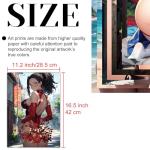 Babymiu Anime Sexy Hot Girl Wall Poster 8-Pack 11.5 x 16.5 INCH.Anime Gifts Merch Party Supplies Unframed Version HD Printing Poster for Kids Room Club Wall Art Decor