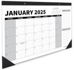 Anime Desk Calendar 2025-2026 with To-Do List