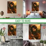 Attacck on Tittan Canvas Wall Art Decor by BCB Print | HD Printed & Wooden Framed Wall Art | Modern Wall Decor for Bedroom, Living Room, Office, Kids Room | Made in USA | 18"x24" Set of 1