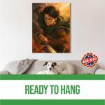 Attacck on Tittan Canvas Wall Art Decor by BCB Print | HD Printed & Wooden Framed Wall Art | Modern Wall Decor for Bedroom, Living Room, Office, Kids Room | Made in USA | 18"x24" Set of 1