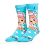 Odd Sox - One Piece Tony Tony Chopper Mens Crew Socks - Cute Anime Character Design - Straw Hat Pirate Manga Art - Unisex Large - Gift Socks
