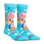 Odd Sox - One Piece Tony Tony Chopper Mens Crew Socks - Cute Anime Character Design - Straw Hat Pirate Manga Art - Unisex Large - Gift Socks