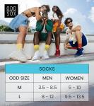 Odd Sox - One Piece Tony Tony Chopper Mens Crew Socks - Cute Anime Character Design - Straw Hat Pirate Manga Art - Unisex Large - Gift Socks