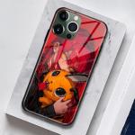 Makima and Pochita Anime Glass Case for iPhone 17 Pro Max, Aesthetics Manga Character Art, Durable Anti-Scratch & Drop Proof Superior Protective
