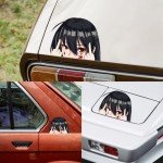 Anime Akame Peeking Vinyl Car Decal Sticker