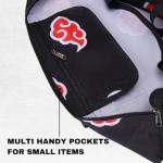 Anime Gym Bag for Women Men - Foldable Large Workout Travel Soccer Basketball Sports Tactical Camping Weekender Overnight Expandable Foldie Carry On Duffle Bag with Shoe Compartment, 55L (Akat)