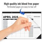 Anime Desk Calendar 2025-2026 with To-Do List