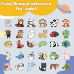 Cute Animal Stickers Pack - 105 Waterproof Stickers