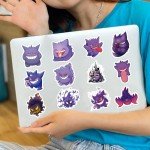 64 Gengar Anime Stickers - Waterproof Vinyl Set