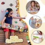 Cute Animal Stickers Pack - 105 Waterproof Stickers