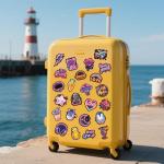 YUISLE Neon Stickers for Teens Adults, Cool Cute Anime Graffiti Stickers for Laptop Water Bottle, 50 PCS Trendy Waterproof Vinyl Decals, Prizes for Kids Classroom Rewards-B02