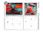 2026 Anime Ronin Wall Calendar by Kaleidoscope Artisan – Warrior Spirit with Holidays (Classic Mid-Fold, Large 11″x17″)