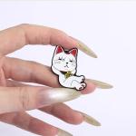 Turbo Granny Cat Pins for Backpacks Funny Cartoon Anime Cat Cute Hilarious Broochs Lapel Pins Clip Badges 3PCS (Style A)