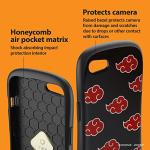 iFace Naruto Shippuden Case for iPhone SE 2022/2020 and iPhone 8/7 (4.7 inch) – First Class Shockproof Anime Protective Cell Phone Cover – Akatsuki