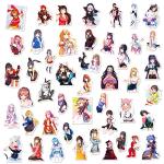 100Pcs Anime Girl Stickers for Water Bottles,Waterproof Kawaii Hot Girl Stickers for Teens,Vinyl Cartoon Sexy Lady Decals for Laptop Guitar Hydroflask Scrapbooking Journaling