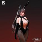 Wahohousee Anime Figures 17.72in 1/4 Scale Girl Figure with Tracking Eyes, Cute Bunny Girl Figure PVC Model Collection Model, Anime Fans Desktop Decoration Gift for Adults