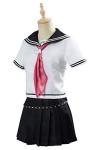 JRCRIN Mioda Ibuki Cosplay Costume High School Uniform Outfit White