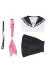 JRCRIN Mioda Ibuki Cosplay Costume High School Uniform Outfit White