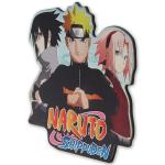 Open Road Brands Naruto Shippuden Wood Wall Decor - Anime Wall Art Featuring Naruto, Sakura and Sasuke