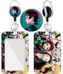 Cute Anime Badge Holder with Retractable Reel