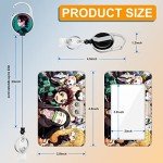 Cute Anime Badge Holder with Retractable Reel