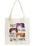 Just A GL Who Loves Anime Tote Bag