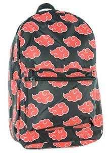 Naruto Shippuden Akatsuki Red Clouds Backpack