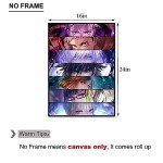 Yuji Gojo Anime Canvas Wall Art Print 16x24in