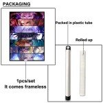 Yuji Gojo Anime Canvas Wall Art Print 16x24in