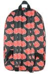 Naruto Shippuden Akatsuki Red Clouds Backpack
