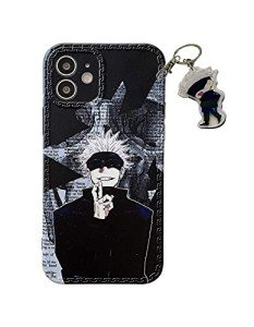 Gojo Anime Phone Case for iPhone with Keychain