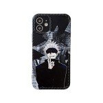 Gojo Anime Phone Case for iPhone with Keychain