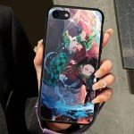Anime iPhone Case for SE (2020/2022) - Black