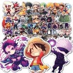 50 Pcs Trendy Anime Sticker Pack for All