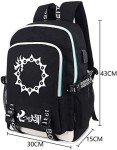 Luminous Seven Deadly Sins Anime Backpack with USB Port