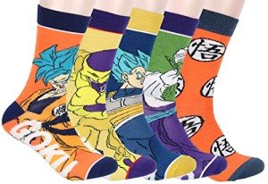 Dragon Ball Z 5 Pack Crew Socks Set