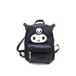 Kawaii Anime Doll Mini Backpack - Black