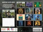 2025 Movie Cats Wall Calendar by Vincent Hie