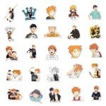 Haikyuu!! 52-Piece Cute Anime Sticker Set