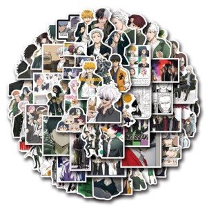 Anime Water Bottle Sticker Pack - 55 Designs
