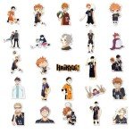 Haikyuu!! 52-Piece Cute Anime Sticker Set