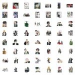 Anime Water Bottle Sticker Pack - 55 Designs