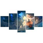 KAIWALK One Piece Straw Hat Pirates Canvas Art