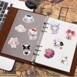 120 Pcs Cute Anime Waterproof Sticker Pack